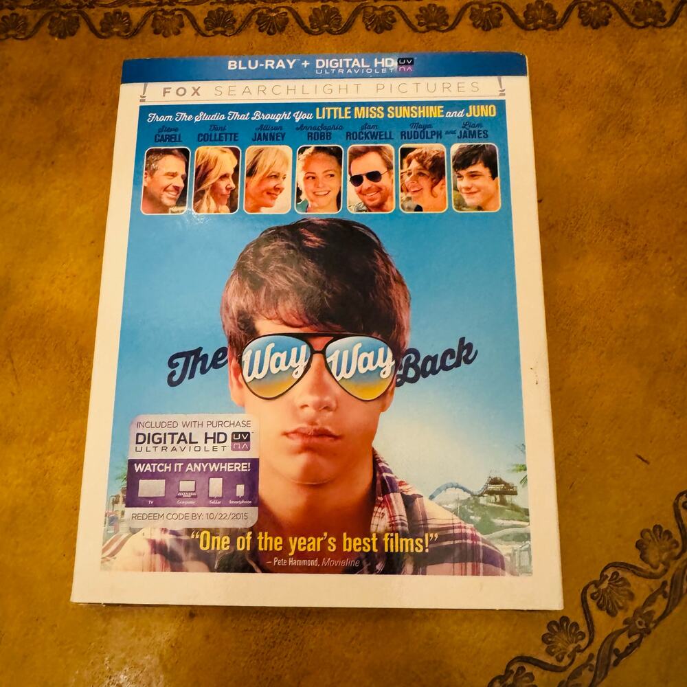 The Way, Way Back Blu Ray NEW Steve Carell Toni Collette